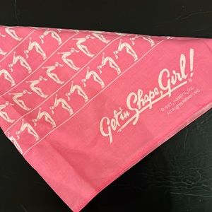 1987 Get In Shape Girl Scarf